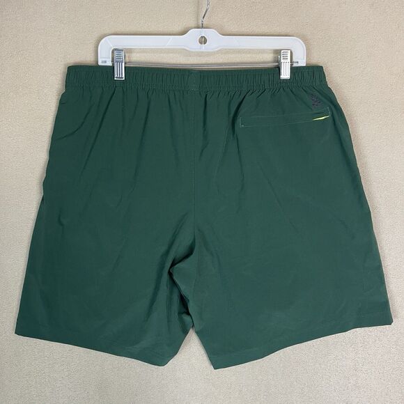 Chubbies Short Mens 2XL Green Athletic 2 in 1 Lined Elastic Waist Performance 7" - Picture 11 of 12